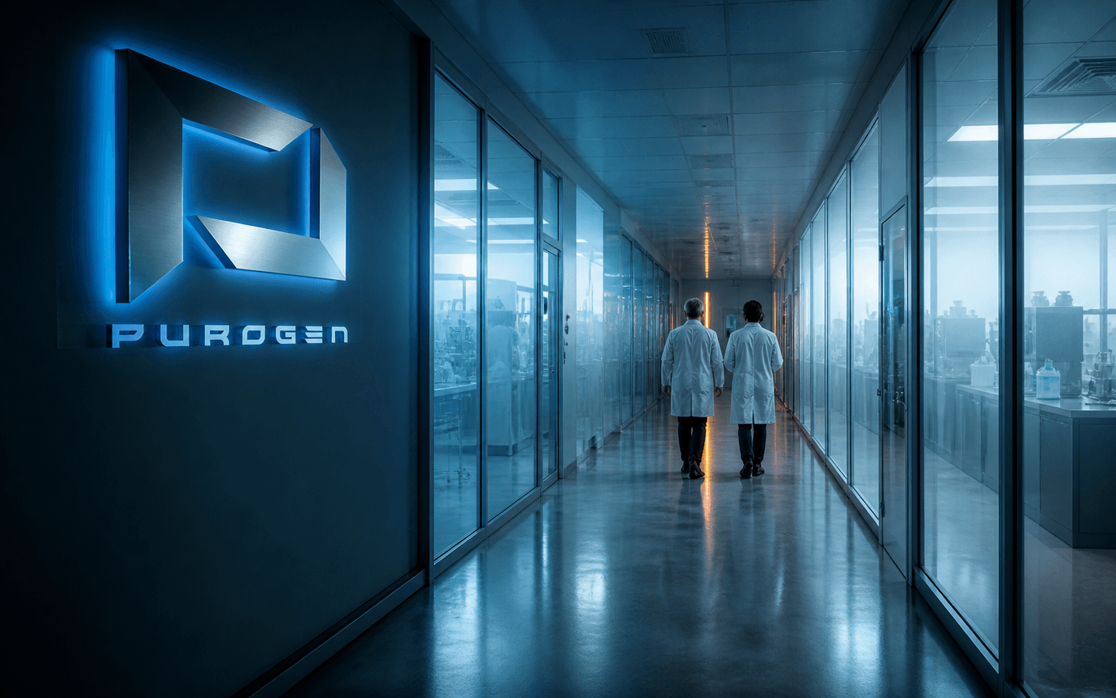 PuroGen Laboratories facility entrance